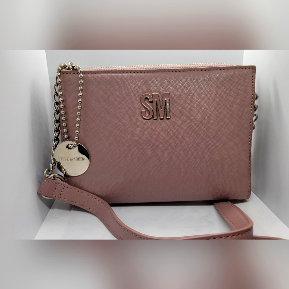 Steve Madden Blexi Purse, Wallet, Crossbody Bag, Chain
